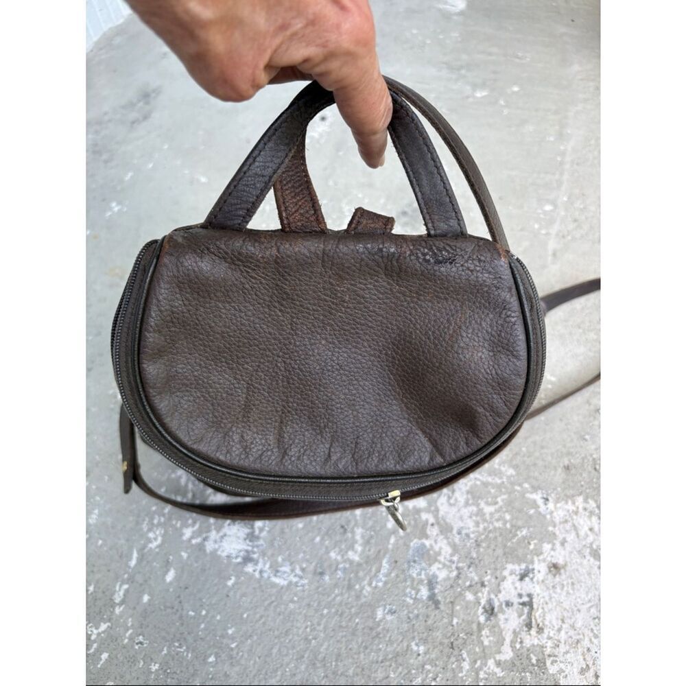 Long champ pebble leather backpack - Picture 8 of 10